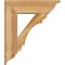 Ekena Millwork Olympic Traditional Rough Sawn Bracket w/ Offset Brace, Western Red Cedar, 8"W x 26"D x 30"H BKT0806X26X30OLY01RWR - alternate 2